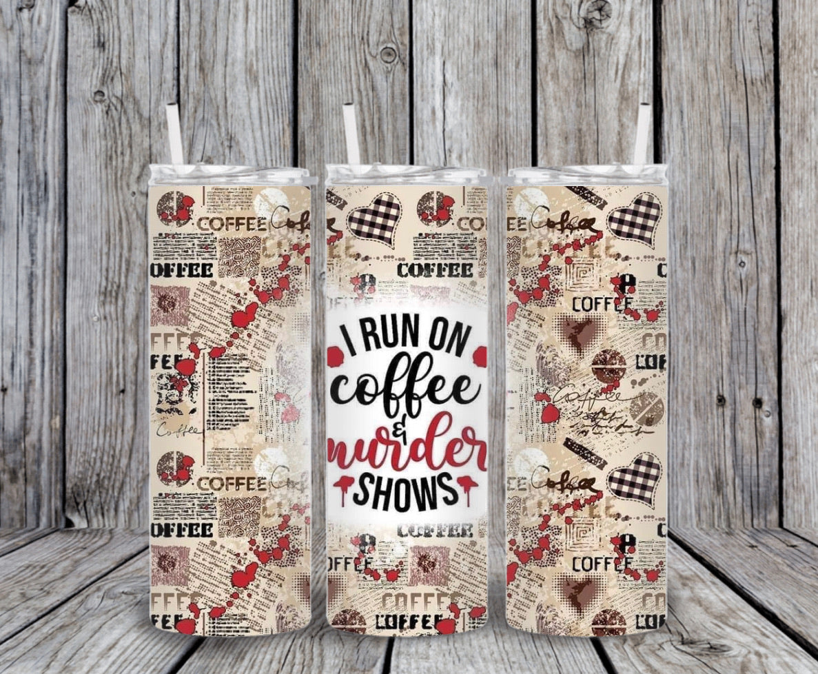 Skinny Tumbler - Coffee & Murder Shows