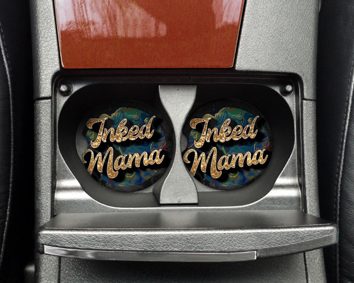 Car Coaster - Inked Mama Camo