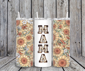 Skinny Tumbler - Mama Sunflowers
