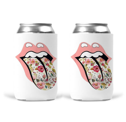 Can Koozie -  Stones Tongue Floral