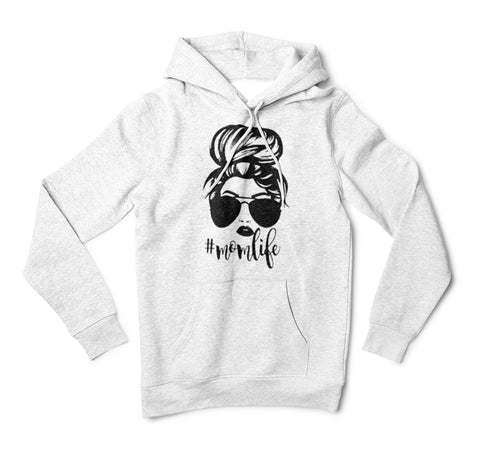 Mom Life Messy Bun Hoodie