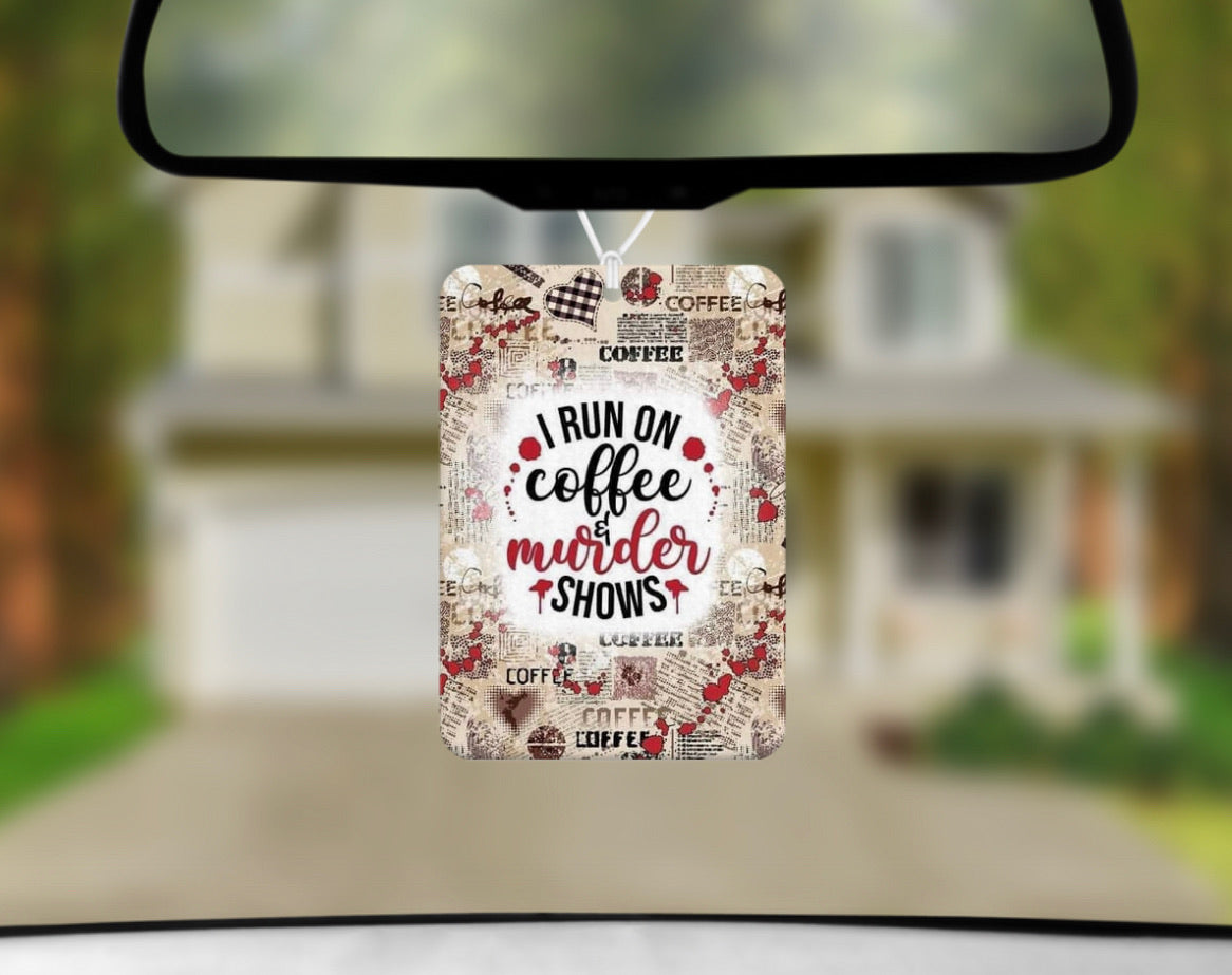 Car Freshener - Coffee & Murder Shows