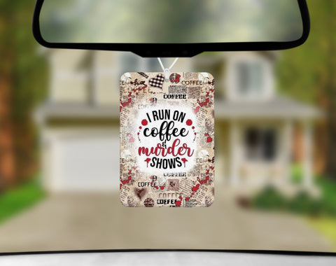 Car Freshener - Coffee & Murder Shows