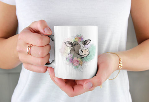 Cow Watercolour Mug