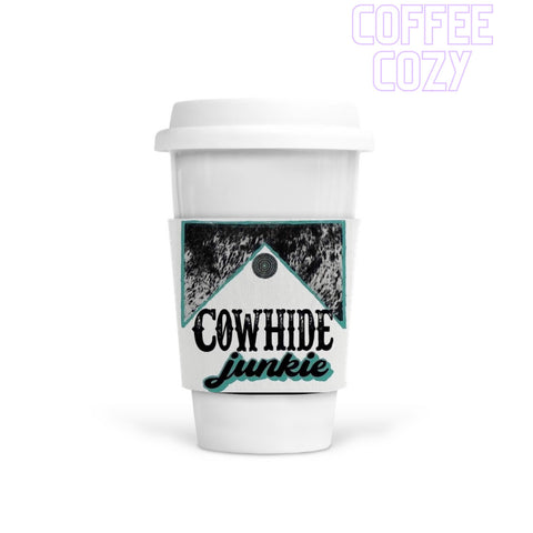 Coffee Cozy - Cowhide Junkie