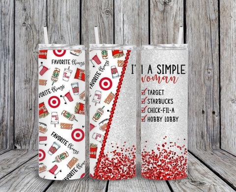 Skinny Tumbler - Simple Woman List