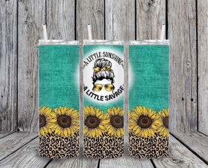 Skinny Tumbler - Sunshine Savage