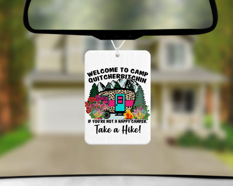Car Freshener - Camp Quitcherbitchin