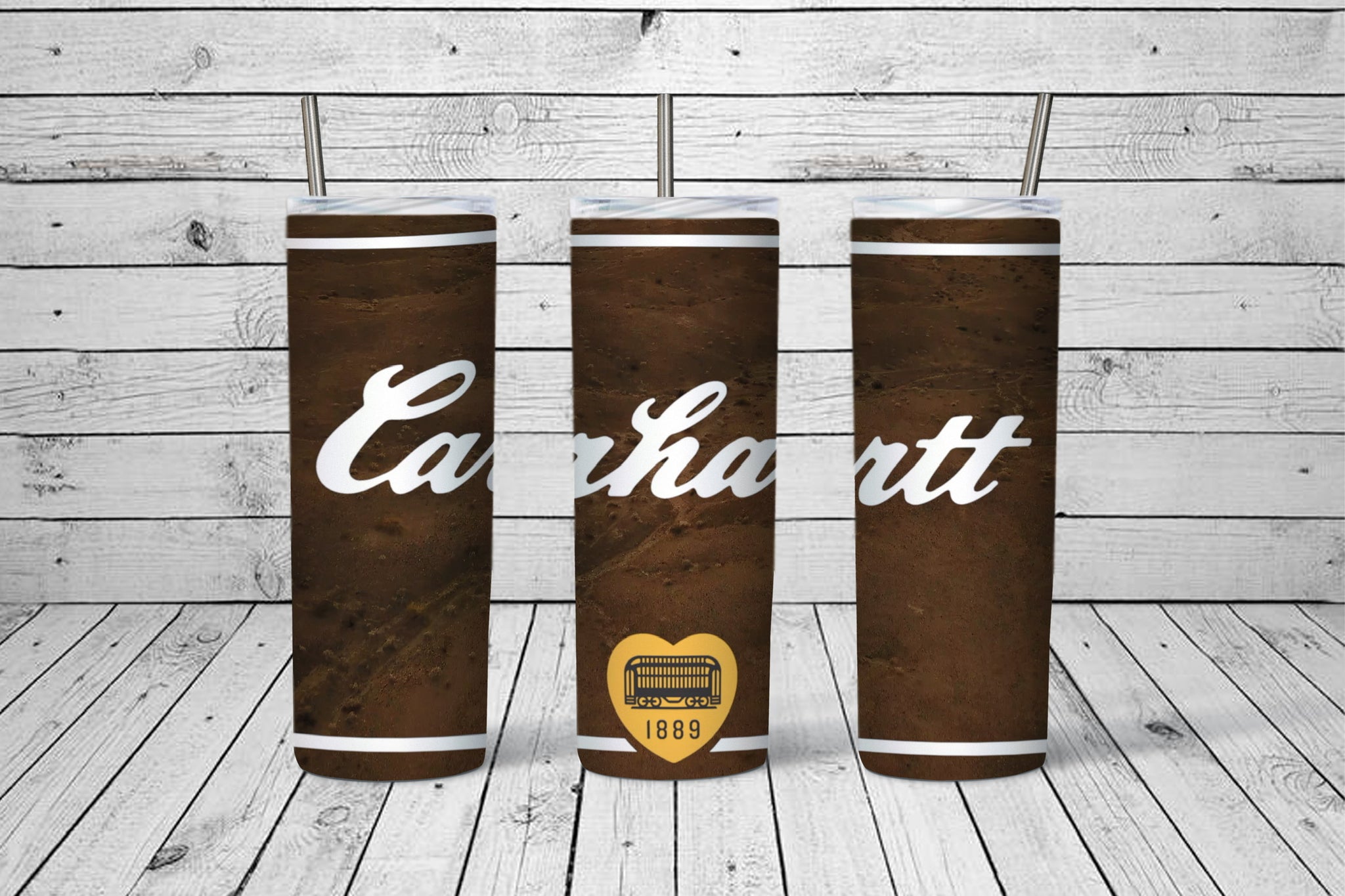 Skinny Tumbler - Carh Brown Back