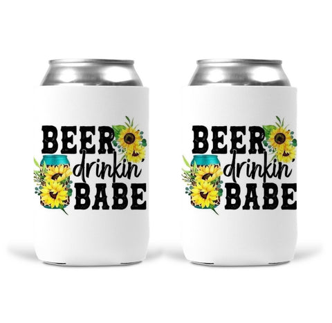 Can Koozie -  Beer Drinkin Babe