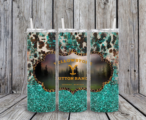 Skinny Tumbler -Yellowstone Ranch Sparkle