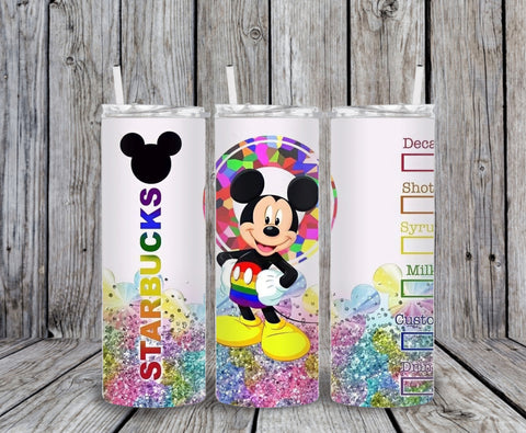Skinny Tumbler - Starbs Mickey