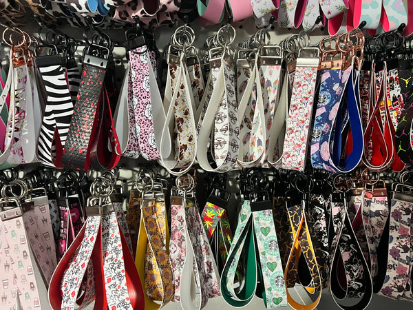 Wristlet Keychain - Happy Camper