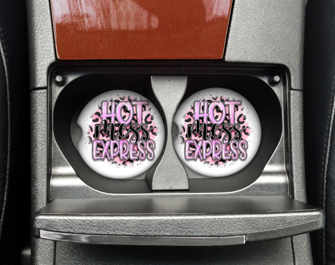 Car Coaster - Hot Mess Express