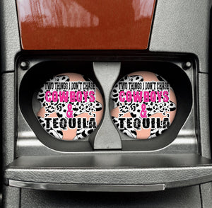 Car Coaster -  Cowboys & Tequila