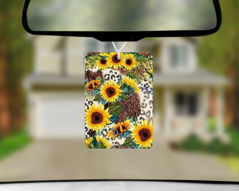 Car Freshener - Sunflower Pattern