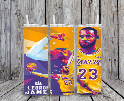 Skinny Tumbler - Basketball James 2