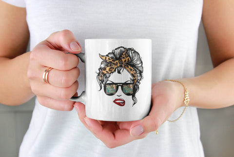 Not Today Heifer Glasses Mug