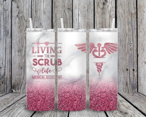Skinny Tumbler - Heath Care Scrub Life