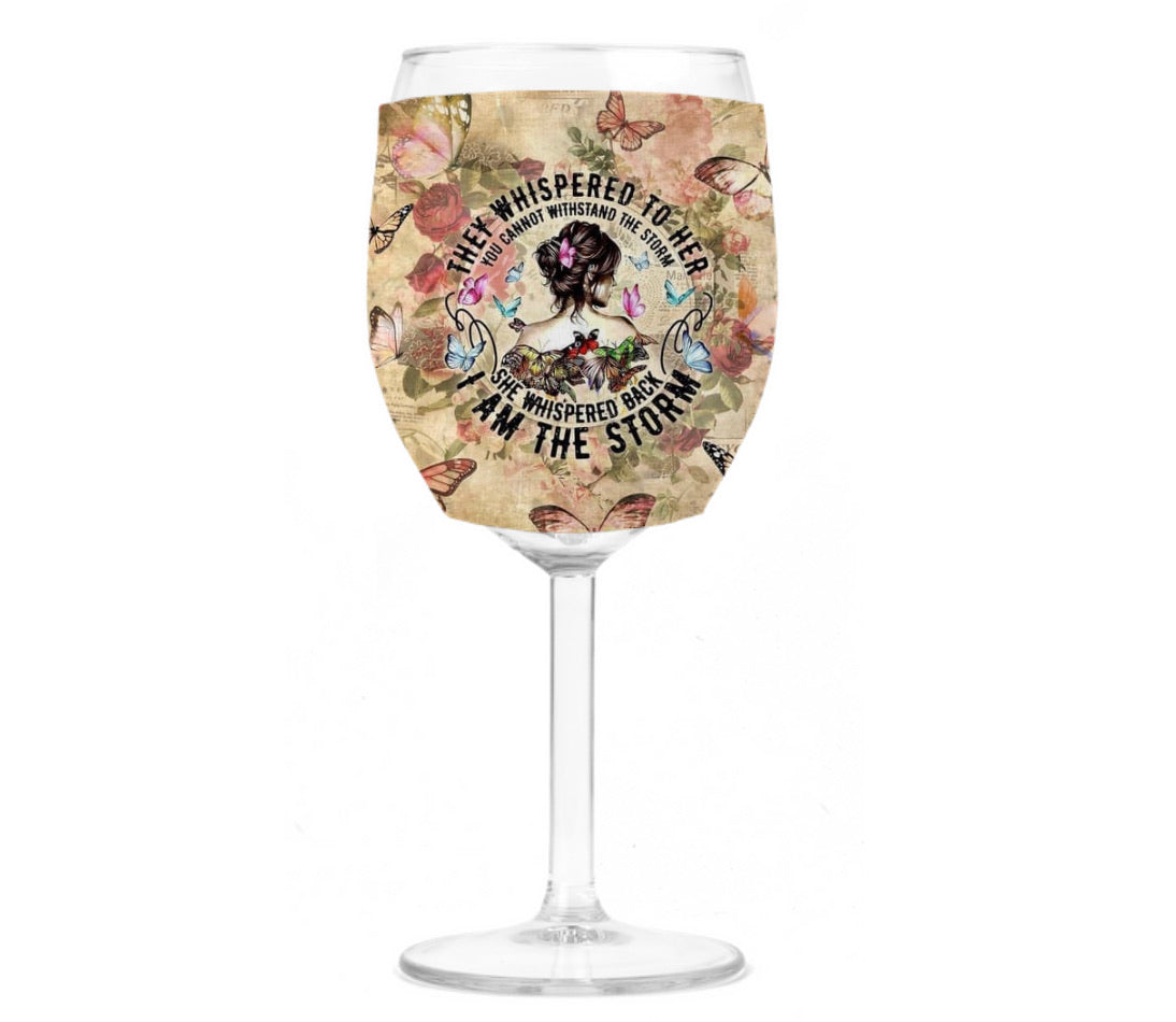 Wine Koozie - I Am The Storm
