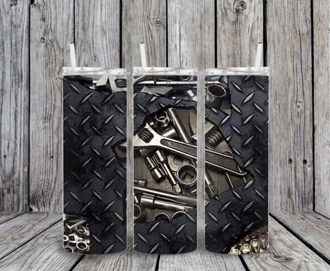 Skinny Tumbler -Checker Wrenches