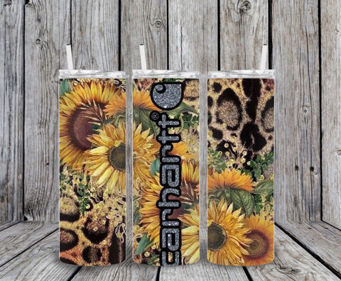 Skinny Tumbler -Sunflower Carh