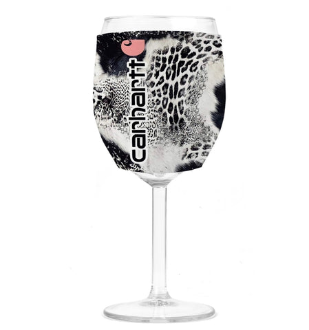 Wine Koozie - Carhartt Cow Print